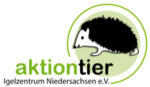Logo: aktion tier Igelzentrum Niedersachsen