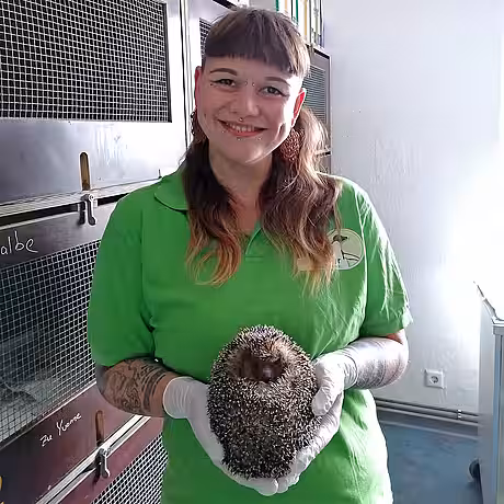 Anne Sopart aus dem Igelzentrum Laatzen Foto von Anne Sopart aus dem Igelzentrum Laatzen