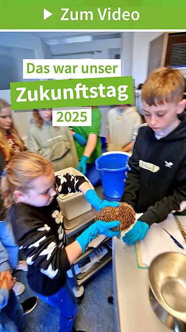 Zukunftstag 2025 im Igelzentrum Niedersachsen
