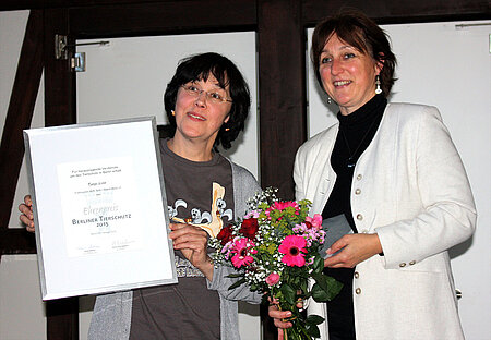 Tanya Lenn (li.) und Sabine Toepfer-Kataw (re.)