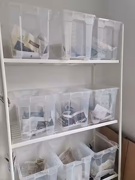 Aufnahmenboxen für neue Patienten