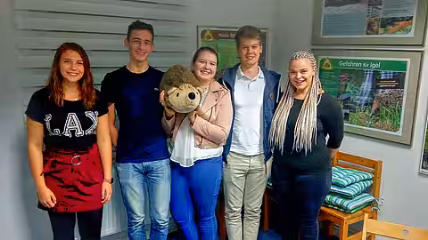 Fünf Mitglieder des Rotaract Club Schwarmstedt-Walsrode