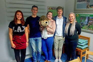 Fünf Mitglieder des Rotaract Club Schwarmstedt-Walsrode