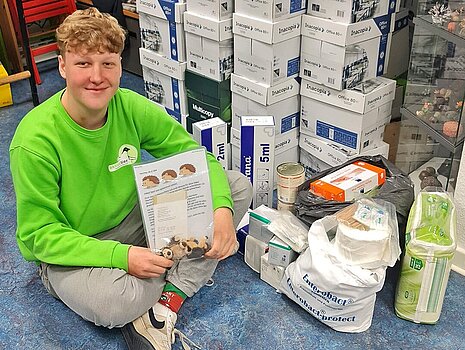 Lennart, Mitarbeiter des aktion tier-Aufklärungteams.